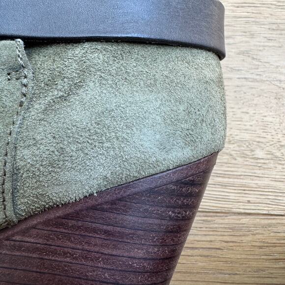 Rag & Bone Harrow Nubuck Suede Ankle Boots Block Heel Hazel EU 38.5/ 8.5 US - Picture 11 of 12